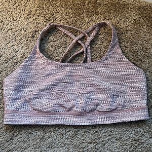 Pink Lulu energy bra